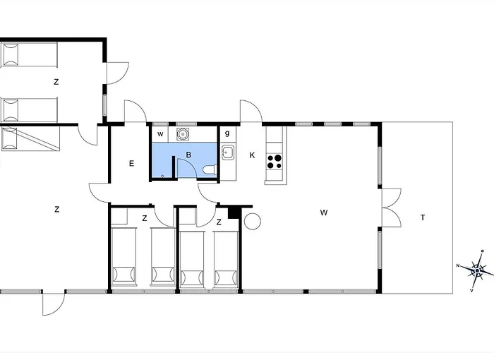 Сasa de vacaciones 1608-aakirkeby-loftsgardsskoven-5 *